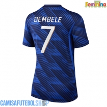 Camisa de time de futebol França Ousmane Dembele #7 Replicas 1º Equipamento Feminina Mundo 2026 Manga Curta